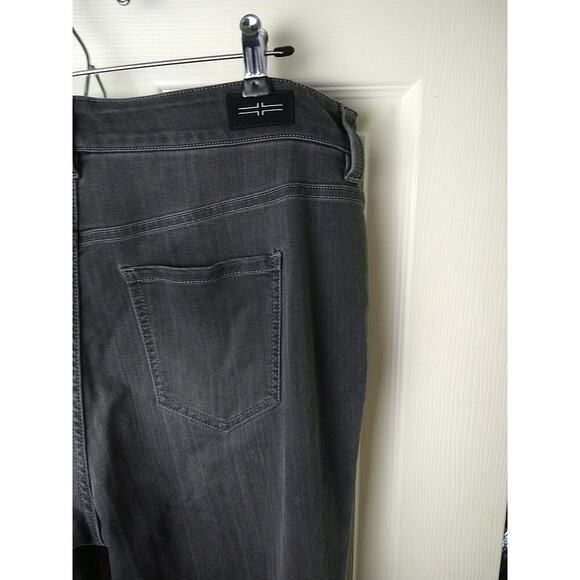 Liverpool Dark Grey Boot cut 5 Pocket Zip Button Pants. Size 18W - Picture 13 of 15